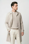 Water-resistant unlined gabardine raincoat - MONTEZEMOLO