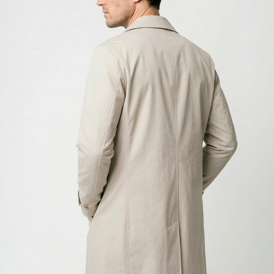 Water-resistant unlined gabardine raincoat - MONTEZEMOLO