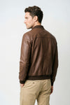 Nappa leather bomber jacket - MONTEZEMOLO