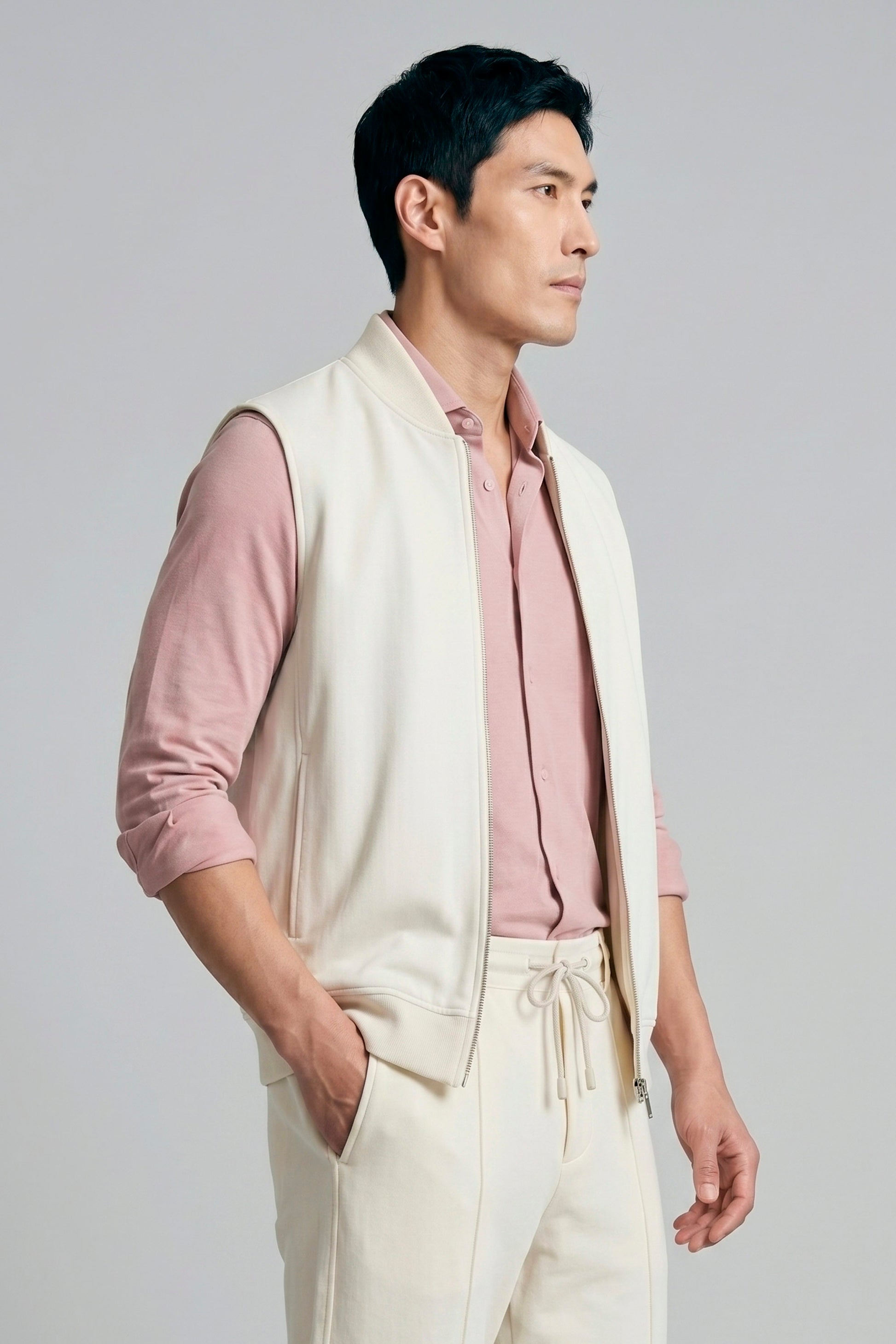 Technical stretch zip vest - MONTEZEMOLO