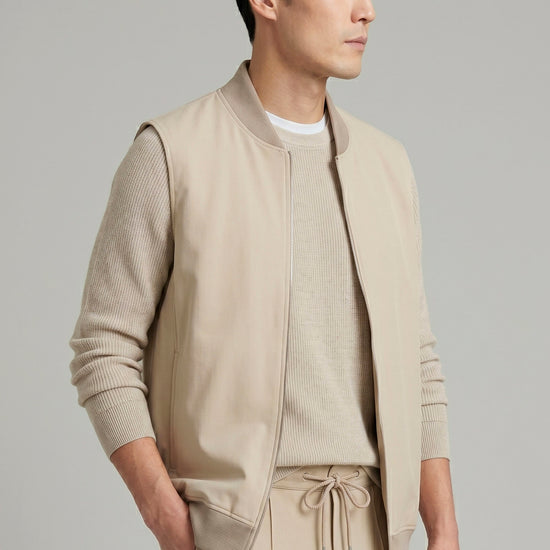 Technical stretch zip vest - MONTEZEMOLO