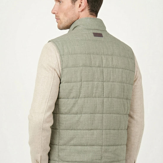 Tailored light quilted vest  - Loro Piana® fabrics - MONTEZEMOLO