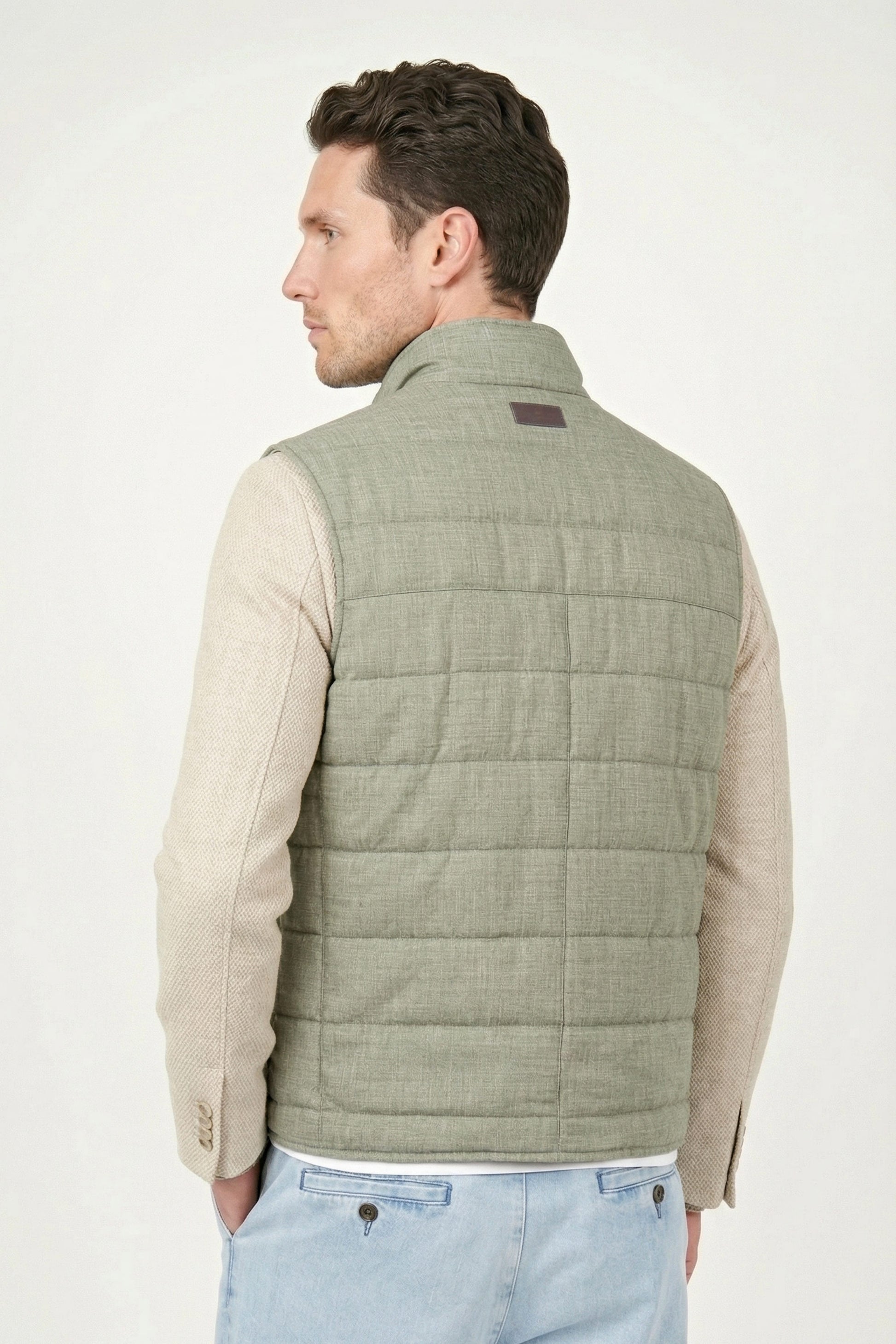 Tailored light quilted vest  - Loro Piana® fabrics - MONTEZEMOLO
