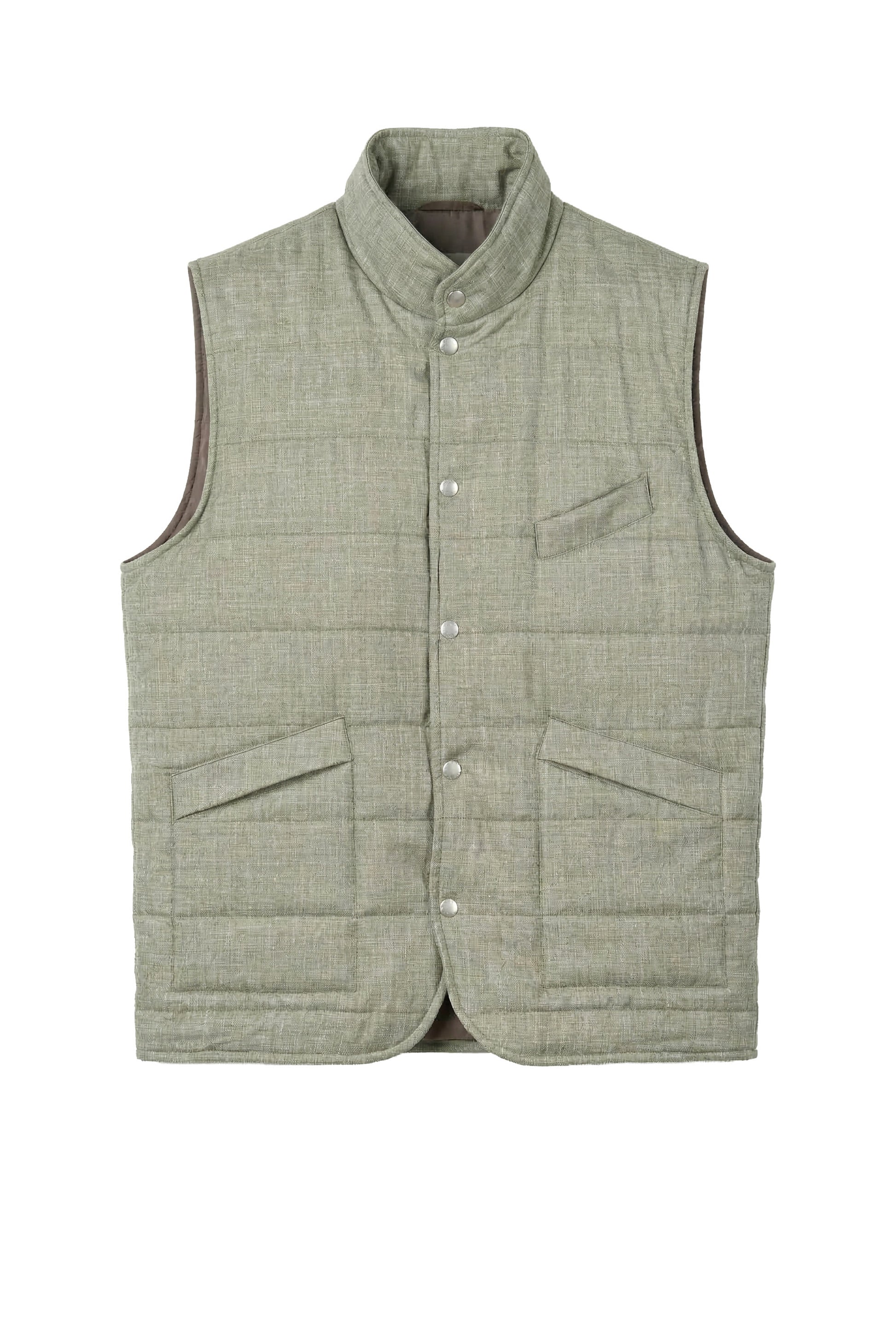 Tailored light quilted vest  - Loro Piana® fabrics - MONTEZEMOLO