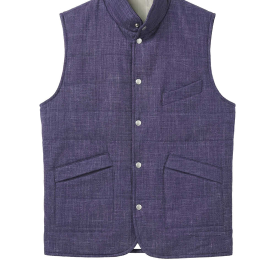 Tailored light padded vest - Loro Piana® fabrics - MONTEZEMOLO