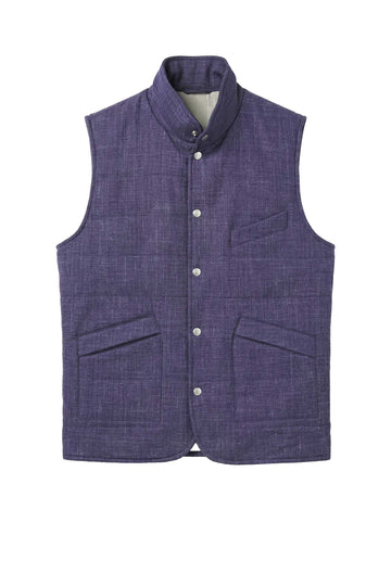 Tailored light padded vest - Loro Piana® fabrics - MONTEZEMOLO