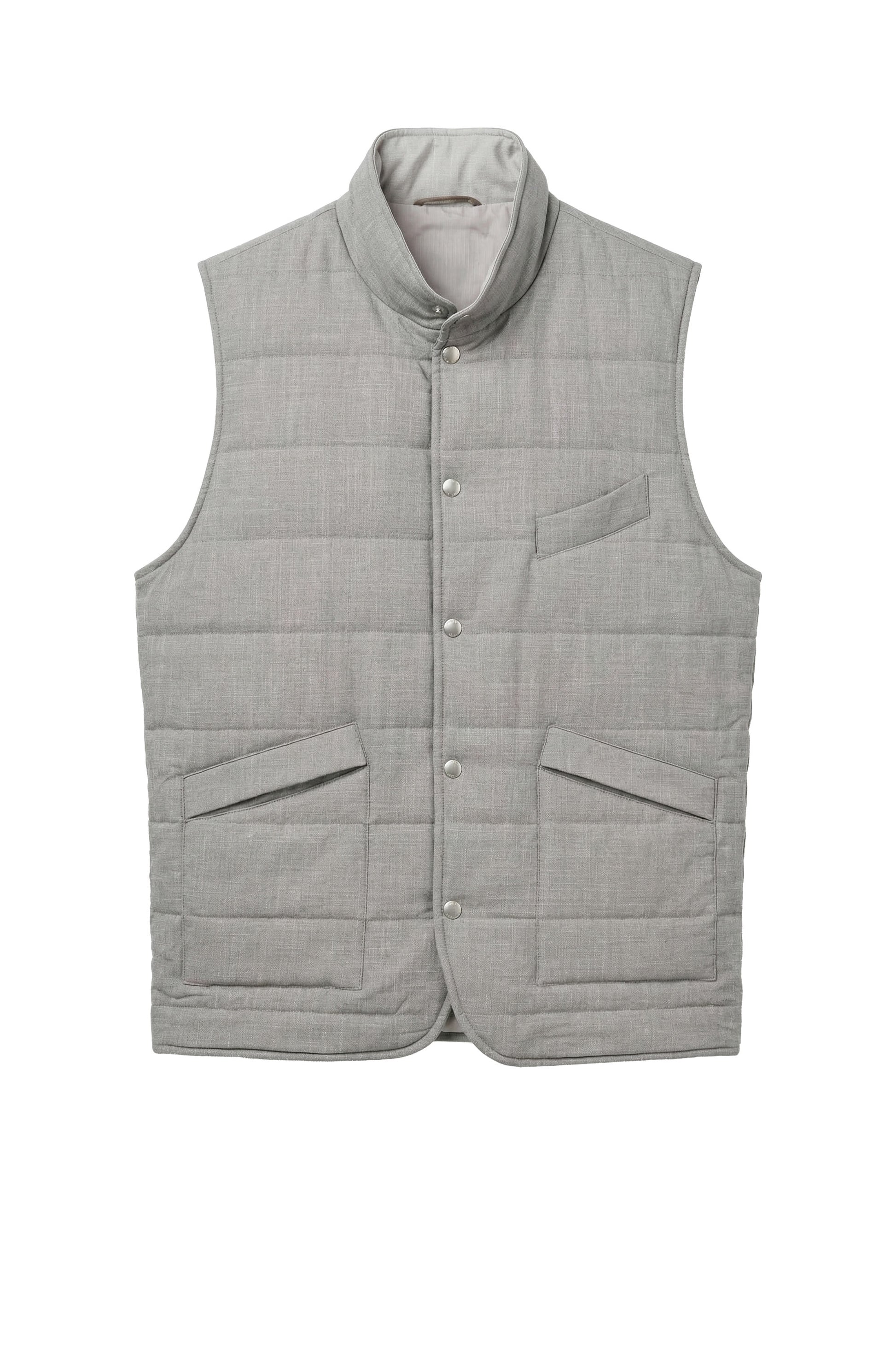 Tailored light padded vest - Loro Piana® fabrics - MONTEZEMOLO