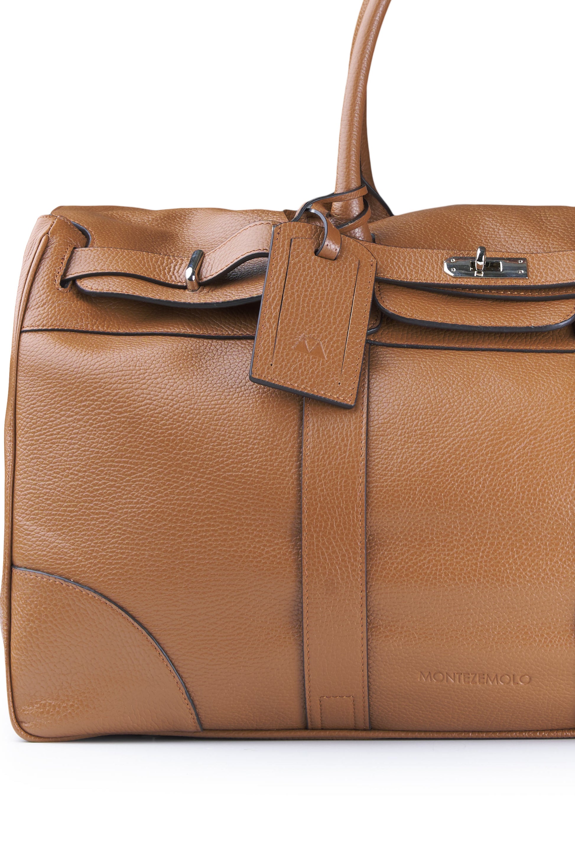 Full-grain leather travel bag - MONTEZEMOLO