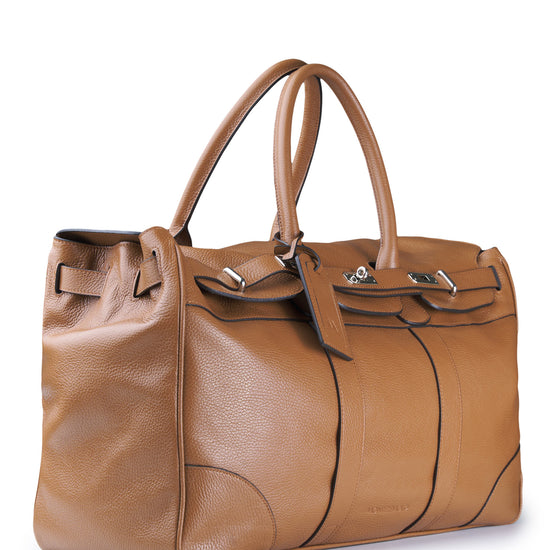Full-grain leather travel bag - MONTEZEMOLO