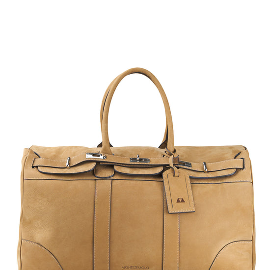 Nubuck leather travel bag - MONTEZEMOLO