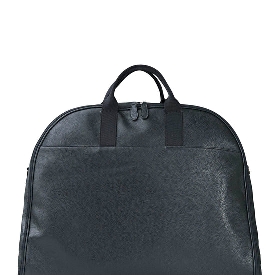 Full-Grain Dollar Leather Garment Travel Bag - MONTEZEMOLO