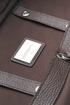 Full-Grain Dollar Leather Garment Travel Bag - MONTEZEMOLO