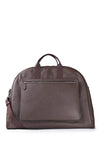 Full-Grain Dollar Leather Garment Travel Bag - MONTEZEMOLO