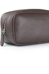 Grained leather toiletry bag - MONTEZEMOLO