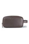 Grained leather toiletry bag - MONTEZEMOLO