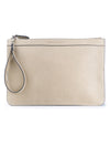 Nubuck leather zip pouch - MONTEZEMOLO