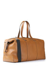 Full-grain dollar leather travel bag - MONTEZEMOLO