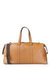Full-grain dollar leather travel bag - MONTEZEMOLO