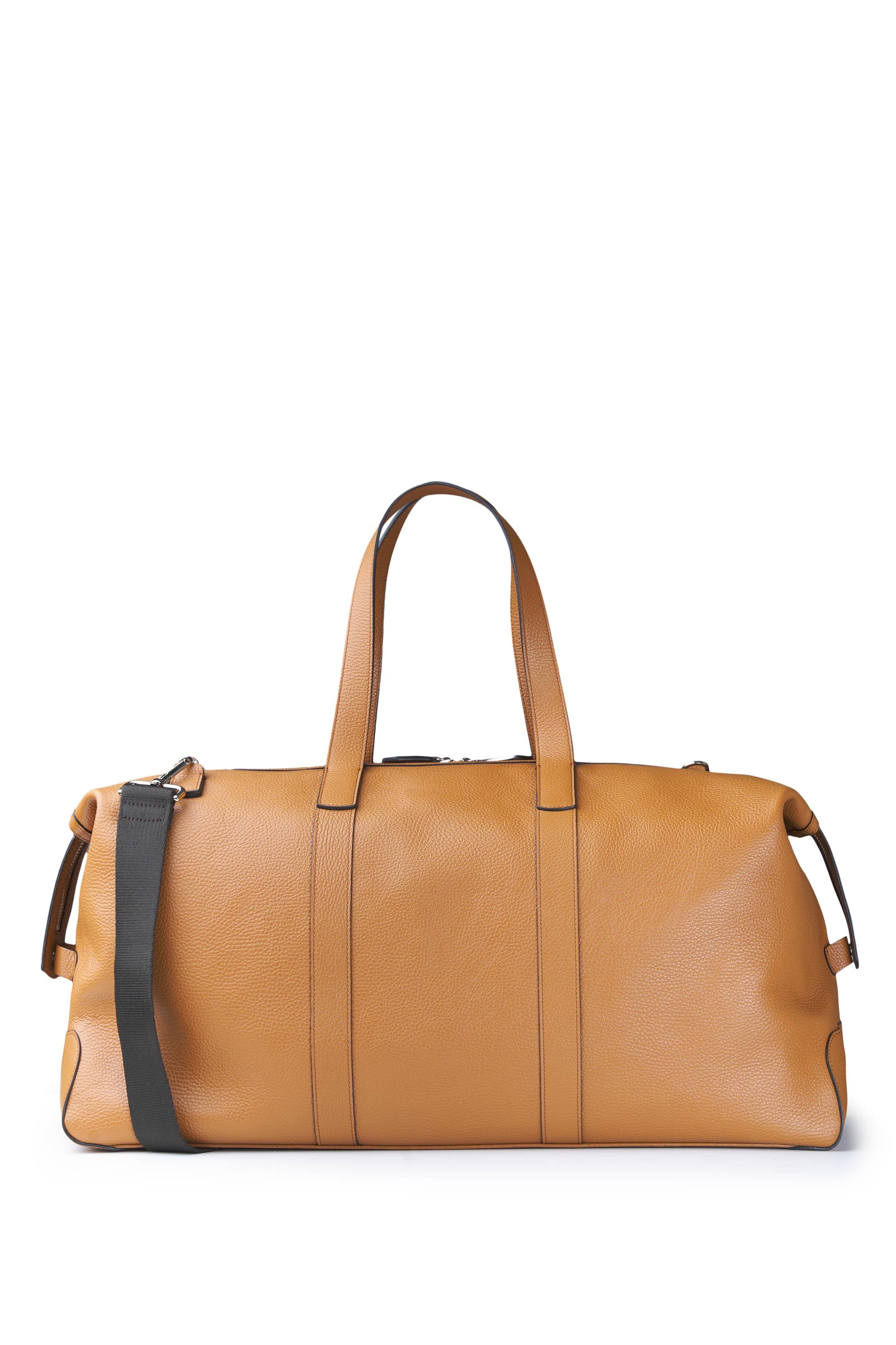Full-grain dollar leather travel bag - MONTEZEMOLO