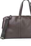 Full-grain dollar leather travel bag - MONTEZEMOLO