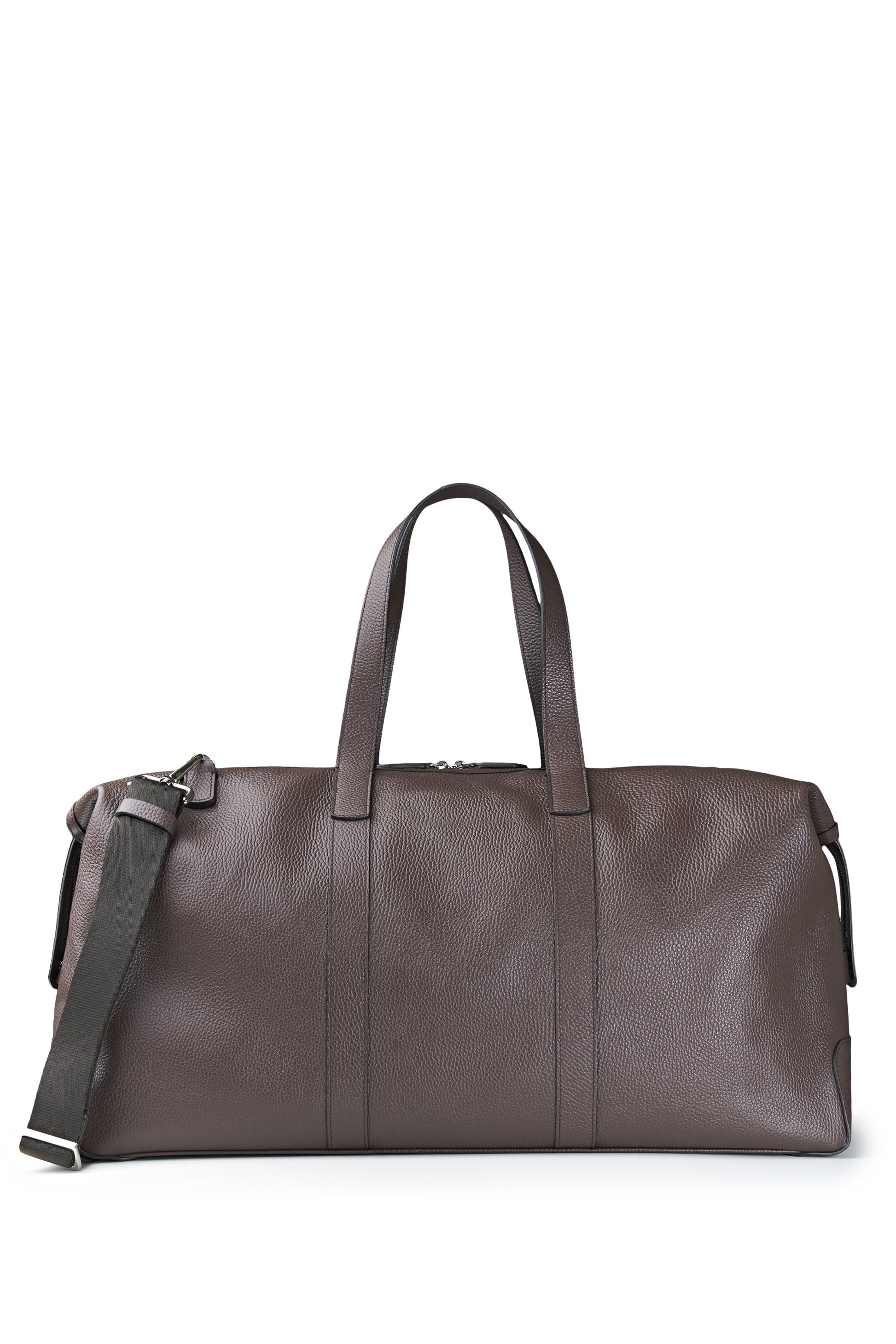 Full-grain dollar leather travel bag - MONTEZEMOLO