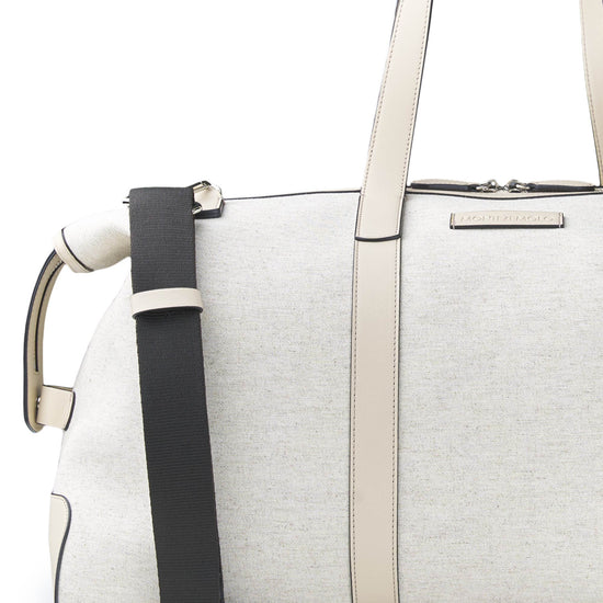 Fabric and Leather Travel Bag - MONTEZEMOLO
