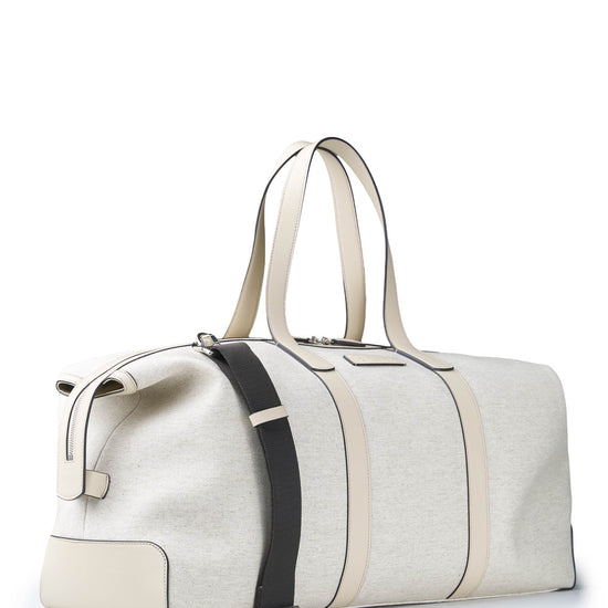 Fabric and Leather Travel Bag - MONTEZEMOLO
