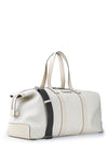 Fabric and Leather Travel Bag - MONTEZEMOLO