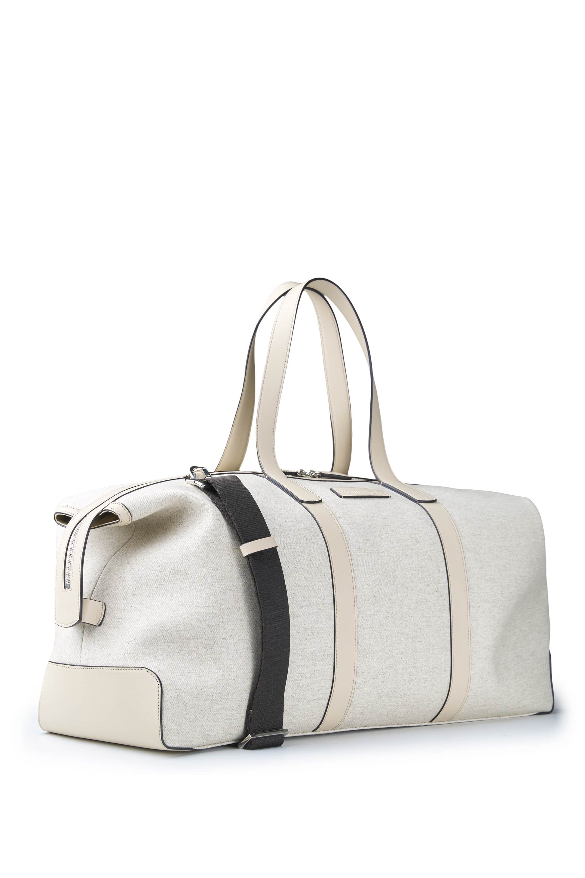 Fabric and Leather Travel Bag - MONTEZEMOLO