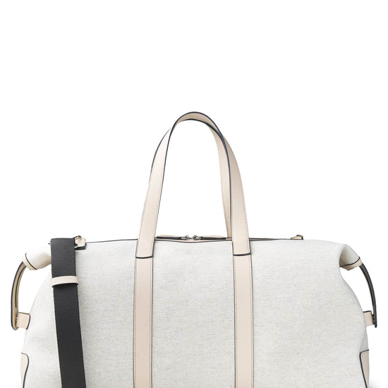 Fabric and Leather Travel Bag - MONTEZEMOLO