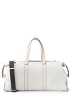 Fabric and Leather Travel Bag - MONTEZEMOLO