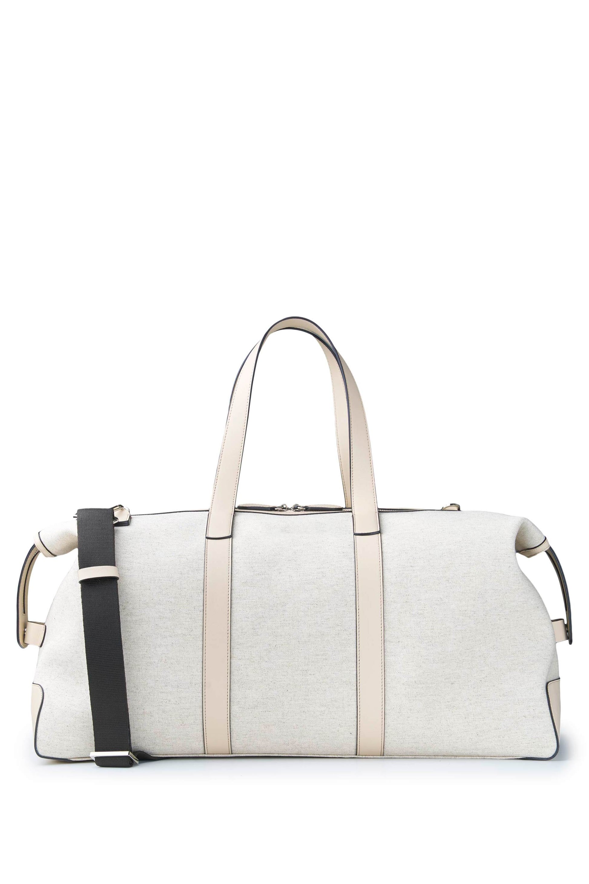 Fabric and Leather Travel Bag - MONTEZEMOLO
