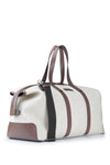Fabric and Leather Travel Bag - MONTEZEMOLO