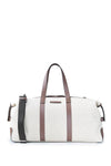 Fabric and Leather Travel Bag - MONTEZEMOLO