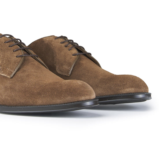 Suede leather derby shoes - MONTEZEMOLO