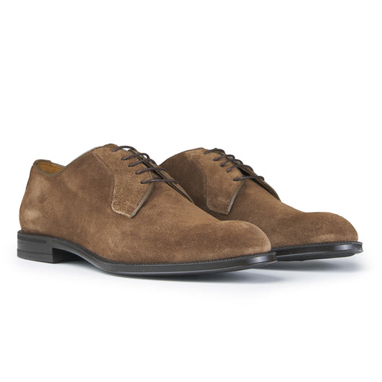 Suede leather derby shoes - MONTEZEMOLO