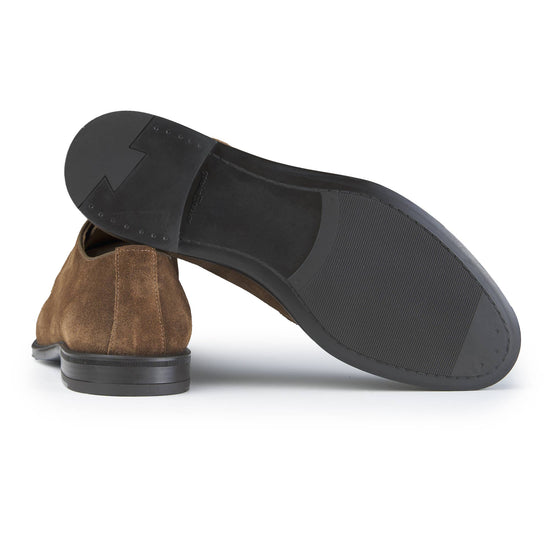 Suede leather derby shoes - MONTEZEMOLO