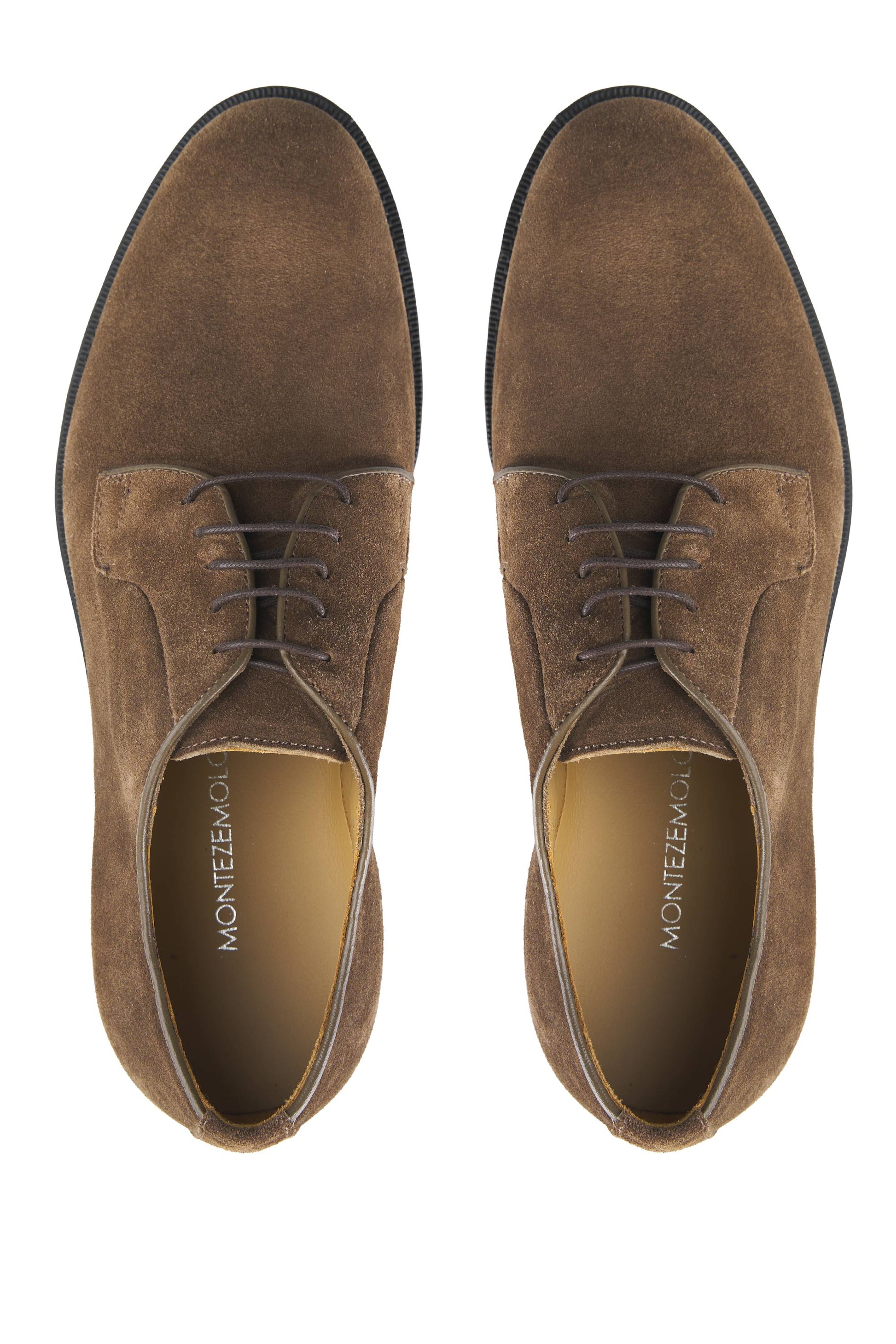 Suede leather derby shoes - MONTEZEMOLO