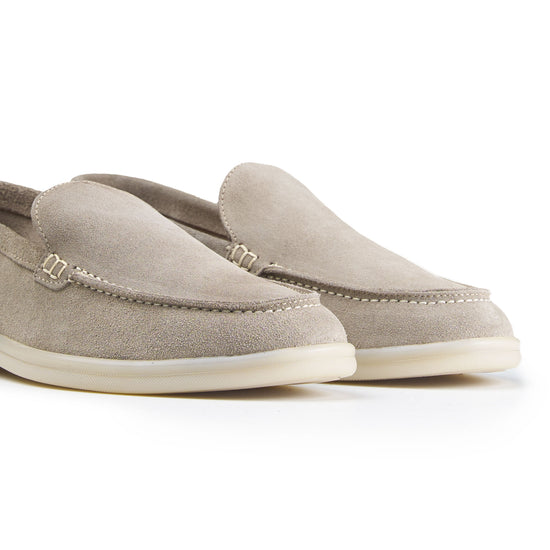 Suede leather loafer with rubber sole - MONTEZEMOLO