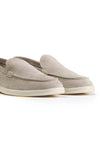 Suede leather loafer with rubber sole - MONTEZEMOLO