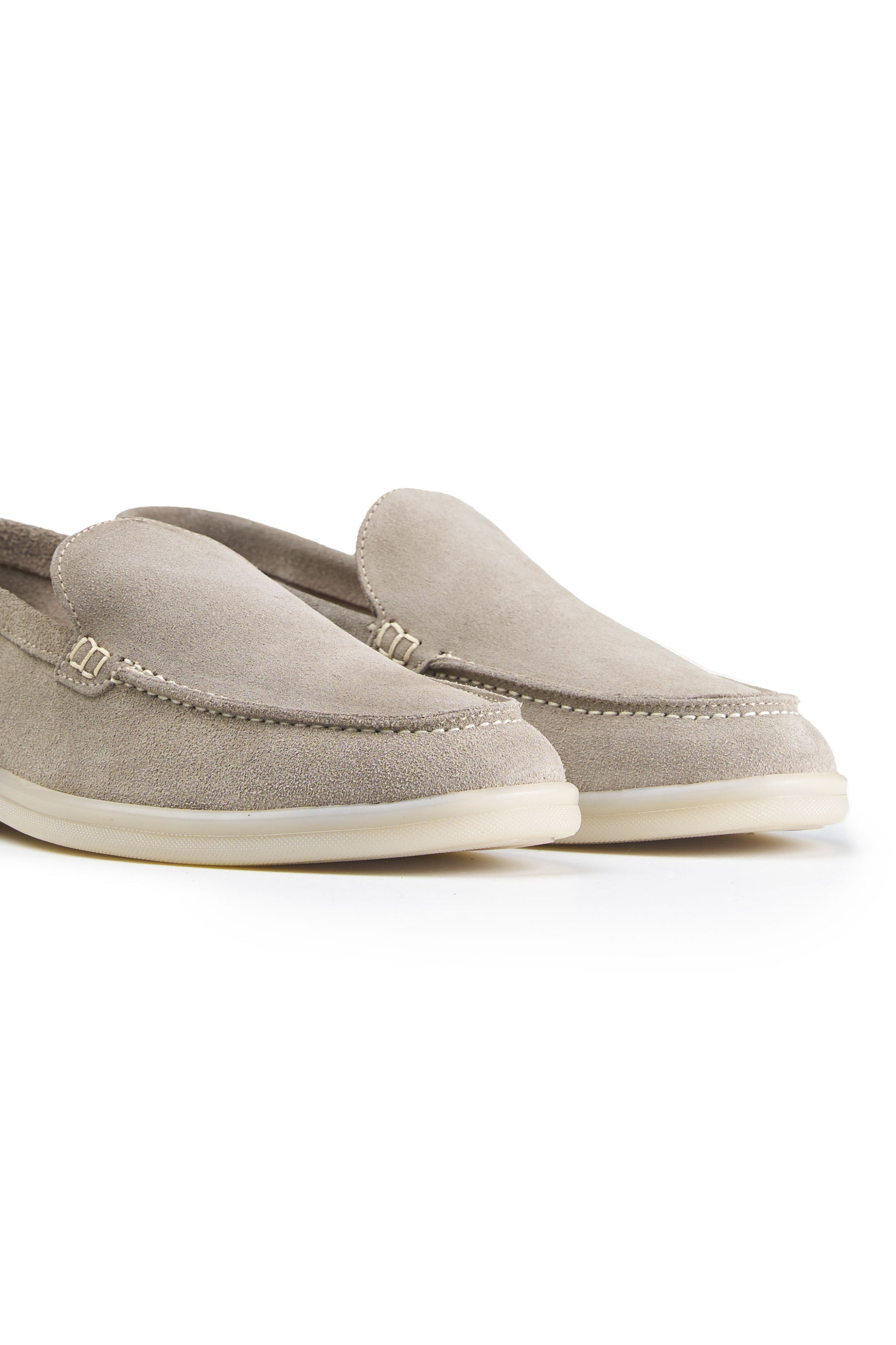 Suede leather loafer with rubber sole - MONTEZEMOLO