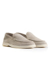 Suede leather loafer with rubber sole - MONTEZEMOLO