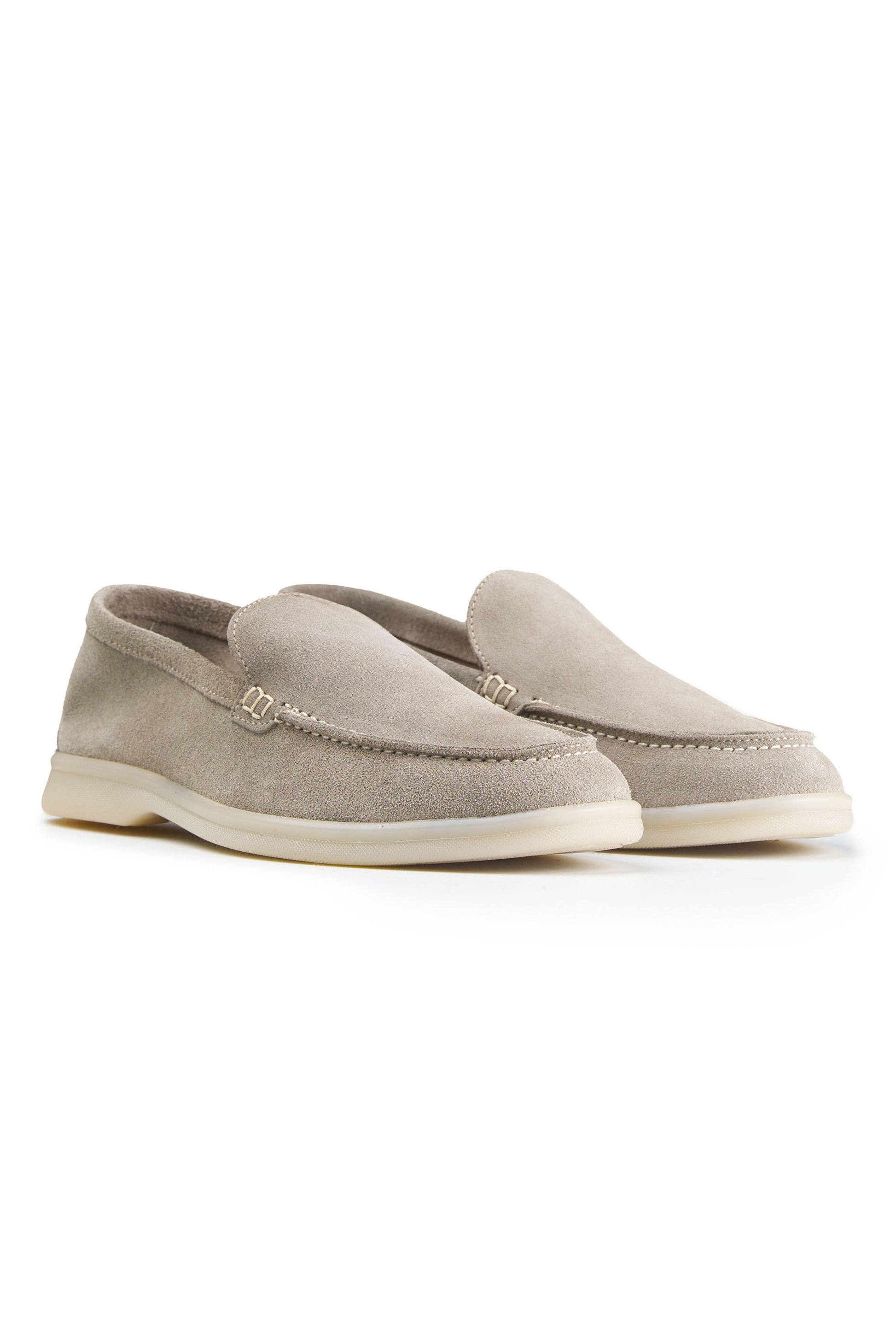 Suede leather loafer with rubber sole - MONTEZEMOLO