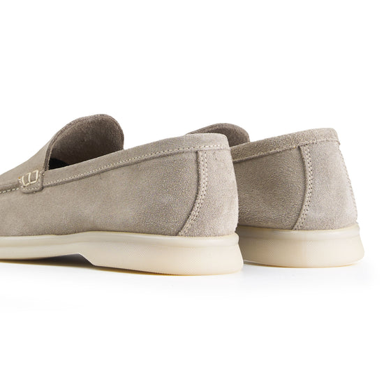 Suede leather loafer with rubber sole - MONTEZEMOLO
