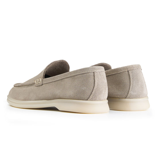Suede leather loafer with rubber sole - MONTEZEMOLO