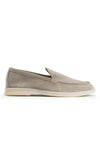 Suede leather loafer with rubber sole - MONTEZEMOLO