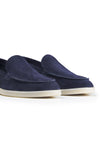 Suede leather loafer with rubber sole - MONTEZEMOLO