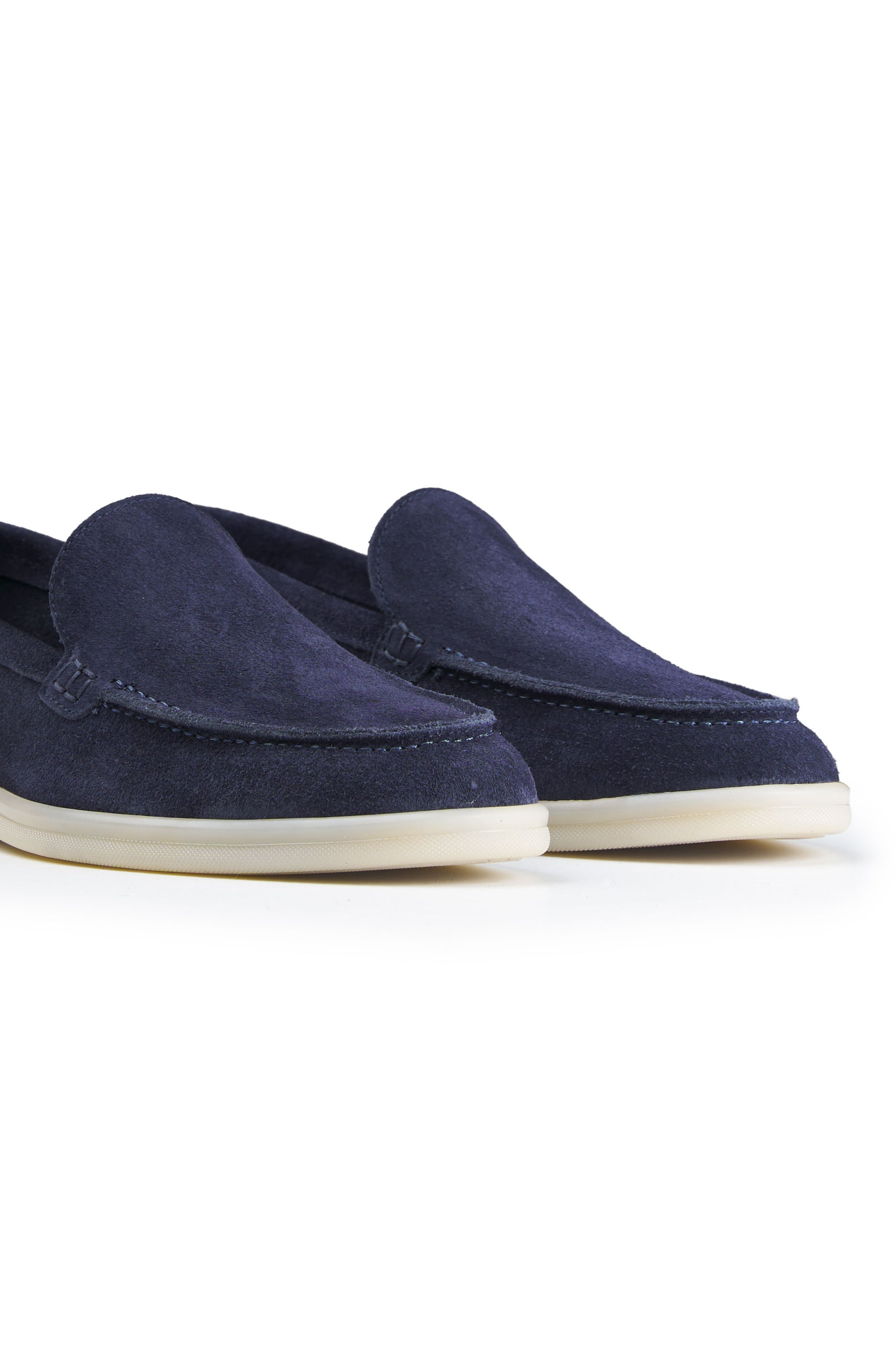 Suede leather loafer with rubber sole - MONTEZEMOLO