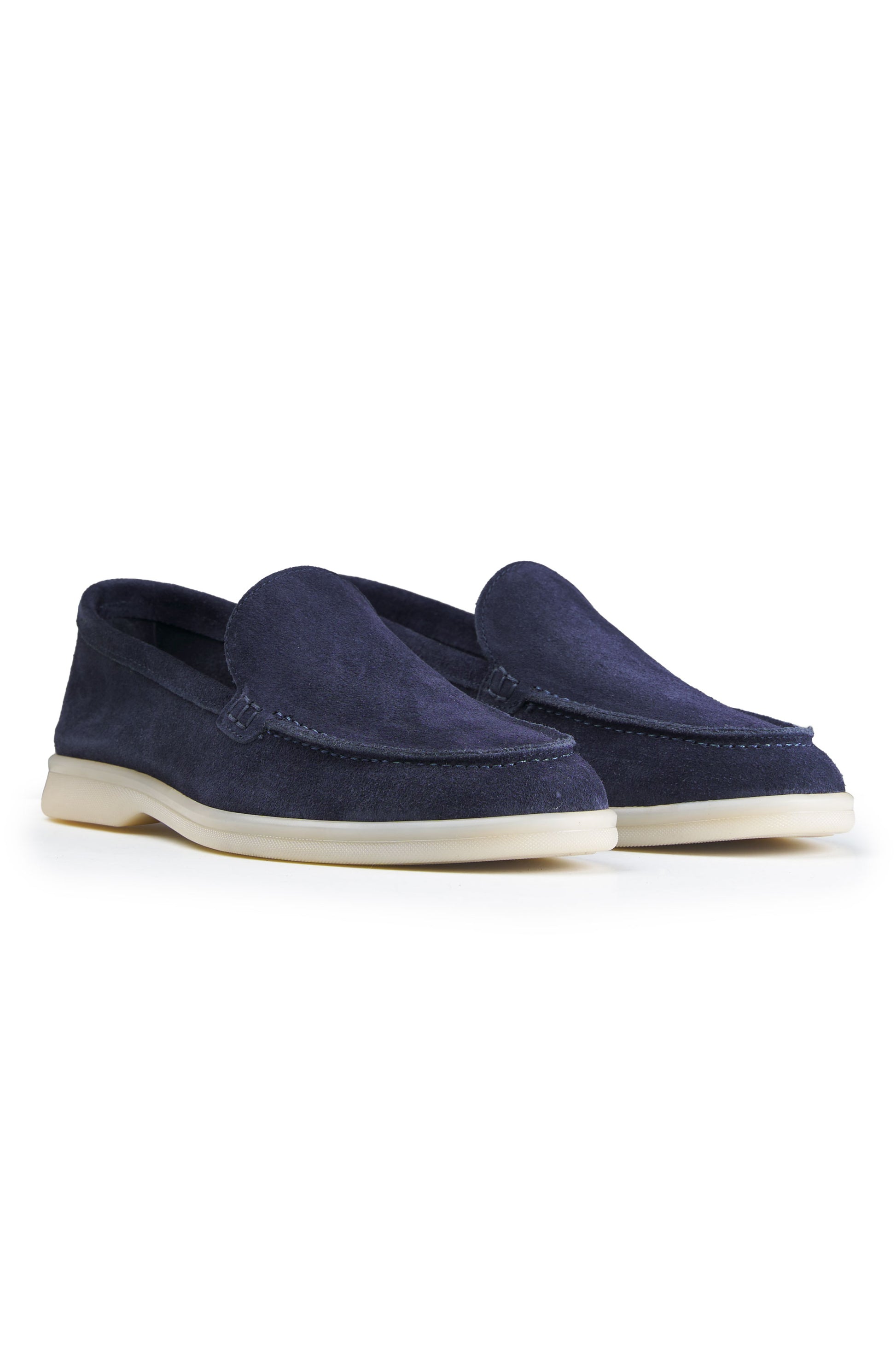 Suede leather loafer with rubber sole - MONTEZEMOLO