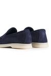Suede leather loafer with rubber sole - MONTEZEMOLO